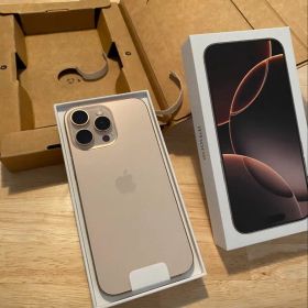 iPhone16promax 256GB デザートチタ 100%