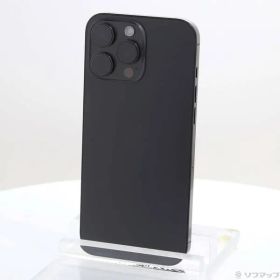 〔中古品〕 iPhone16 Pro Max 256GB ブラックチタニウム MYWG3J／A SIMフリー【368】