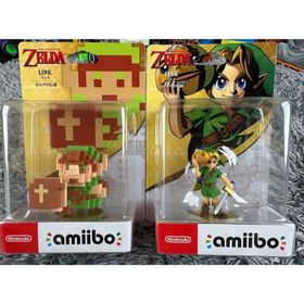 ニンテンドウ(任天堂)のamiibo リンク ムジュラの仮面&ドット ゼルダの伝説 2点セット(その他)