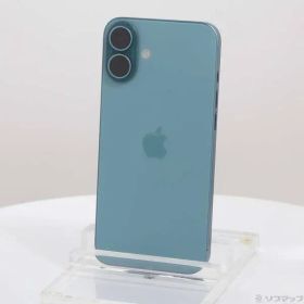 〔中古品〕 iPhone16 Plus 256GB ティール MXVL3J／A SIMフリー【258】