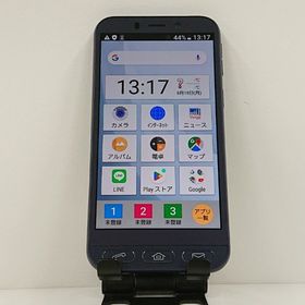 シンプルスマホ4 704SH SoftBank ネイビー c14002