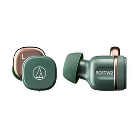 オーディオテクニカ 完全ワイヤレス Bluetoothイヤホン(フォレストグリーン) audio-technica ATH-SQ1TW2-GR 返品種別A