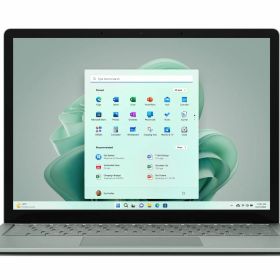 マイクロソフト ノートパソコン 13.5 型(インチ) Surface Laptop 5 R1S-00061 [セージ] 第12世代 インテル Core i5 1235U(Alder Lake) 10コア メモリ：8GB SSD：512GB Windows 11 Home Office付き 展示品