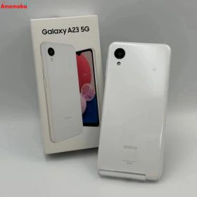 【中古】Galaxy A23 5G 4GB 64GB ホワイト SCG18 AU版SIMフリー 美品