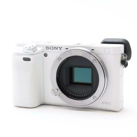 【中古】 《良品》 SONY α6000ボディ ILCE-6000 ホワイト 【コントロールホイールスイッチ部品交換/各部点検済】 [ デジタルカメラ ]