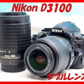 Nikon D3100⭐️簡単操作⭐️スマホに送れる⭐️ダブルレンズ⭐️一眼レフ