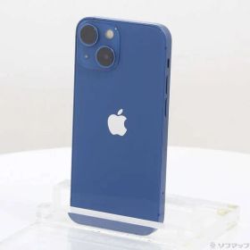 〔中古品〕 iPhone13 mini 128GB ブルー MLJH3J／A SIMフリー【352】