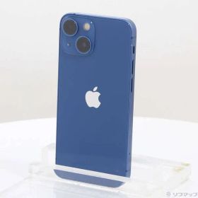 〔中古品〕 iPhone13 mini 256GB ブルー MLJN3J／A SIMフリー【368】