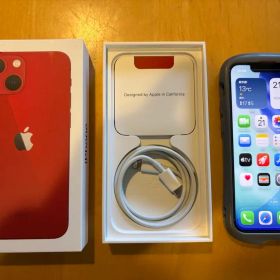 Apple iPhone 13 mini RED 本体 美品 SIMフリー
