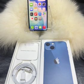 iphone 13mini 256GB ブルー SIMフリー国内版 BT100%