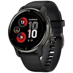 GARMIN スマートウォッチ Venu 2 Plus GPS搭載 (ブラック/スレート) [010-02496-41] スマートウォッチ