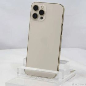 〔中古品〕 iPhone12 Pro Max 128GB ゴールド MGCW3J／A SIMフリー【297】