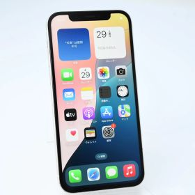【バッテリー最大容量 100％＊液晶美品】 au SIMフリー iPhone12 64GB ホワイト