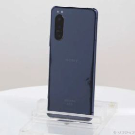 〔中古品〕 Xperia 5 II 128GB ブルー SO-52A docomoロック解除SIMフリー【305】