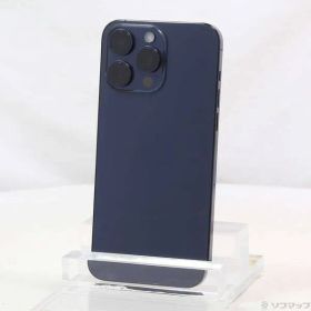 〔中古品〕 iPhone15 Pro Max 256GB ブルーチタニウム MU6T3J／A SIMフリー【348】