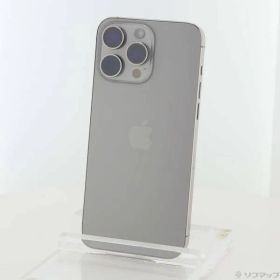〔中古品〕 iPhone15 Pro Max 1TB ナチュラルチタニウム MU713J／A SIMフリー【377】