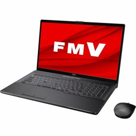 【中古】【非常に良い】富士通 FMV LIFEBOOK NH90/E2 ブライトブラック - 17.3型 ハイスペック ノートパソコン[Core i7 / メモリ 8GB / SSD 256GB+HDD 1TB / BD