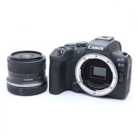 【中古】 《美品》 Canon EOS R10 RF-S18-45 IS STM レンズキット 【アイピースカバー部品交換/各部点検済】 [ デジタルカメラ ]
