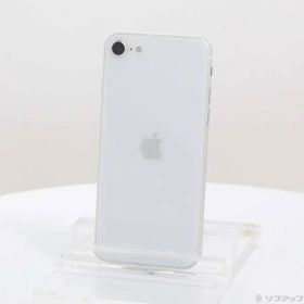 〔中古品〕 iPhone SE 第2世代 64GB ホワイト MX9T2J／A SIMフリー【198】
