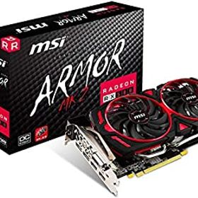 【中古】 MSI Radeon RX 580 ARMOR MK II 8G OC グラフィックスボード VD6544