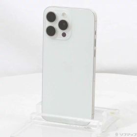 【中古】Apple(アップル) iPhone15 Pro Max 256GB ホワイトチタニウム MU6Q3J／A SIMフリー 【269-ud】