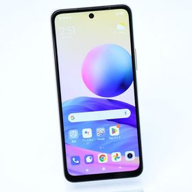 【液晶美品】au SIMフリー Redmi Note 10 JE クロームシルバー