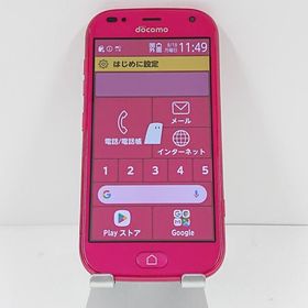 らくらくスマートフォン me F-01L ドコモ ピンク c13966