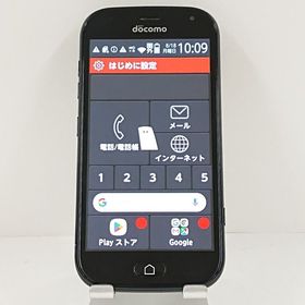 らくらくスマートフォン me F-01L ドコモ ブラック c13955