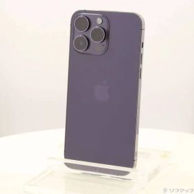 〔中古品〕 iPhone14 Pro Max 1TB ディープパープル MQ9N3J／A SIMフリー【262】