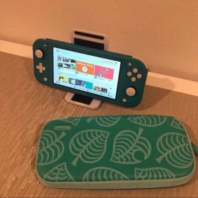 switch ライト グリーン色 とケースのセット