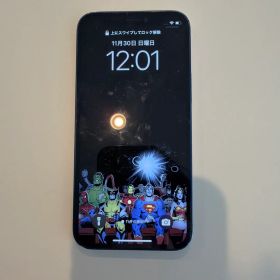 Apple iPhone 12 mini 128GB 青色 本体 背面割れあり