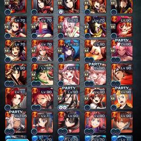 アンリエッタなど | グラサマ(グランドサマナーズ)のアカウントデータ、RMTの販売・買取一覧