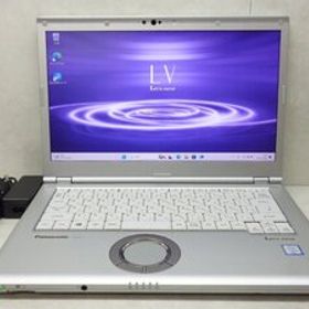 ☆1円☆第8世代☆CF-LV8RDHVS☆Core i5 1.60GHz/8GB/SSD256GB/累積4460/高解像度1920×1080/無線/カメラ/Office/Win11 DtoD領域☆