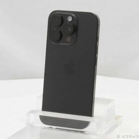 〔中古品〕 iPhone16 Pro 128GB ブラックチタニウム MYMV3J／A SIMフリー【297】