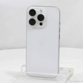 〔中古品〕 iPhone16 Pro 256GB ホワイトチタニウム MYN13J／A SIMフリー【344】