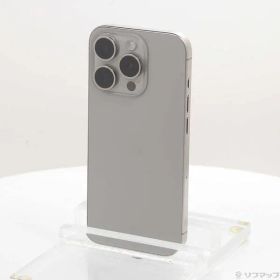 〔中古品〕 iPhone15 Pro 256GB ナチュラルチタニウム MTUF3J／A SIMフリー【377】