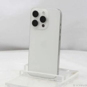 〔中古品〕 iPhone15 Pro 512GB ホワイトチタニウム MTUJ3J／A SIMフリー【377】