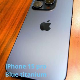美品 Apple iPhone 15 Pro 128GB ブルー SIMフリー版