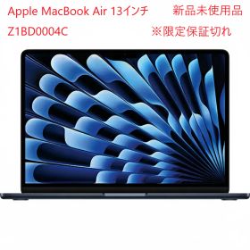 【限定保証切れ】Apple アップル MacBook Air 13インチ M3 8コアCPU/10コアGPU/8GB/512GB ミッドナイト 新品未開封