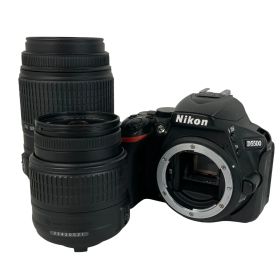 Nikon D5500 18-55mm F3.5-5.6 55-300mm F4.5-5.6 ダブル レンズ キットカメラ 中古 Y10645376
