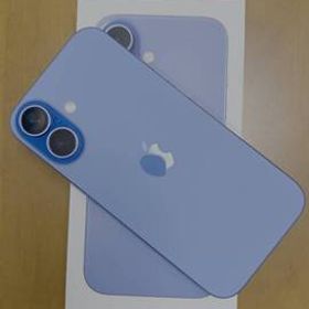 【極美品】iPhone 16 128GB ウルトラマリン（外箱・付属品完備・残債なし）SIMフリー バッテリー100%