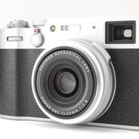 シャッターカウント 2874回 Fujifilm X100V Silver 26.1MP 富士フィルム デジタル ミラーレス 一眼レフ カメラ 社外フード付き #140