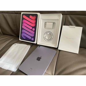 アップル(Apple)の【バッテリー100%】iPad mini 第6世代 WiFi 64GB パープル(タブレット)