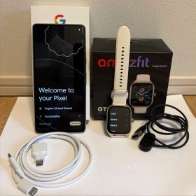 【最終値下ー梱包済】Pixel 7本体、Amazfit GTS 4、充電器