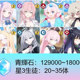 即时対応🥨【画像の8体所持】🥨石垢 | ブルアカ(ブルーアーカイブ)のアカウントデータ、RMTの販売・買取一覧