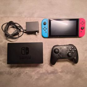 【箱無し】任天堂 Switch 2019年製造 プロコン付き