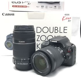 キヤノン(Canon)のCanon EOS KISS X7 Wズームキット(デジタル一眼)