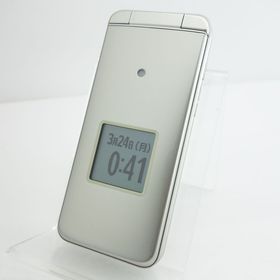 【SIMフリー】かんたんケータイ KYF41 シャンパンゴールド 利用制限〇