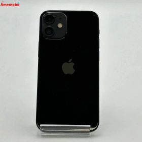 【中古】iPhone12 mini 64GB ブラック MGA03J/A SoftBank版SIMフリー 訳