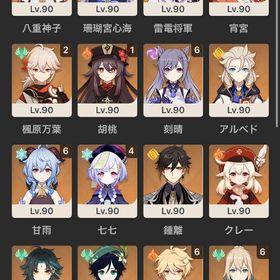 UID4万台の初日勢 翼コンプ レベル100多数 限定完凸4体 | 原神のアカウントデータ、RMTの販売・買取一覧